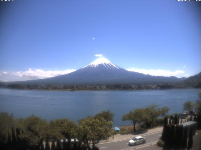 河口湖からの富士山