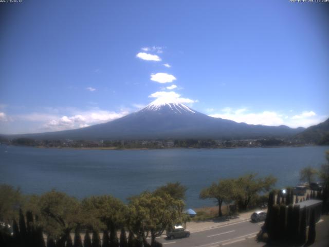 河口湖からの富士山