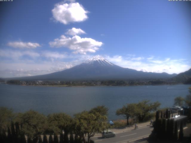 河口湖からの富士山