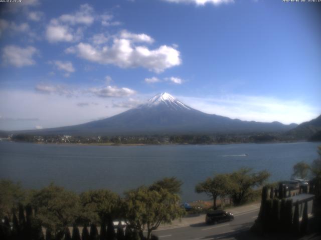 河口湖からの富士山