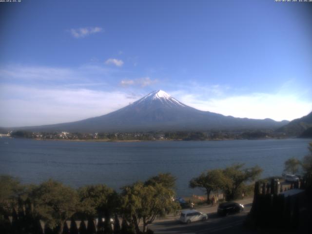 河口湖からの富士山