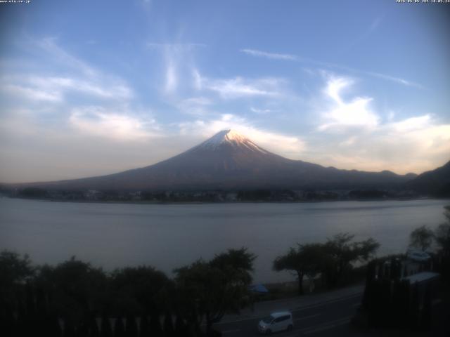 河口湖からの富士山
