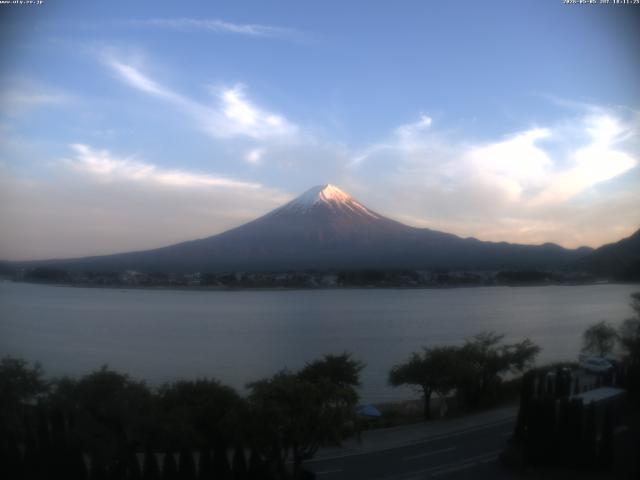 河口湖からの富士山