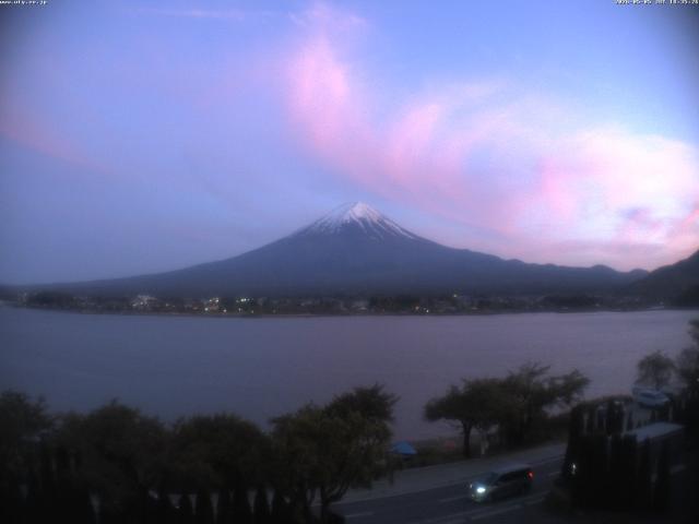 河口湖からの富士山