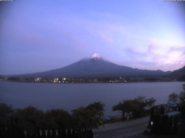 河口湖からの富士山
