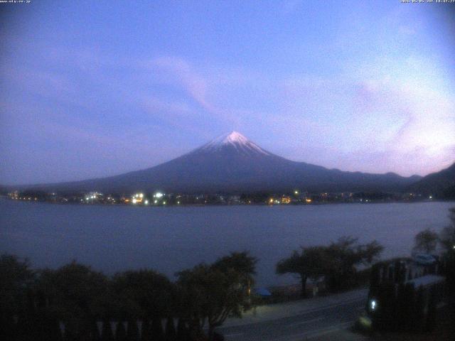 河口湖からの富士山