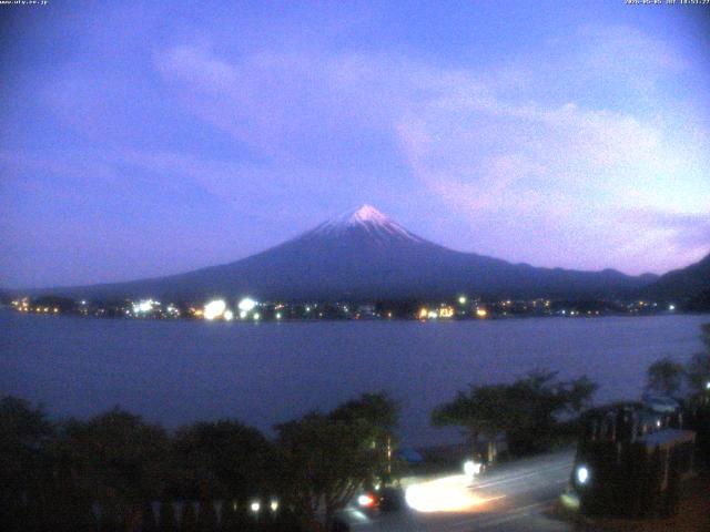 河口湖からの富士山