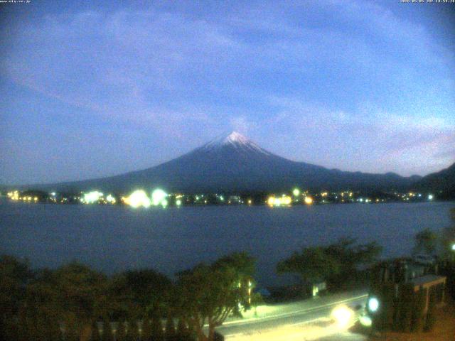河口湖からの富士山