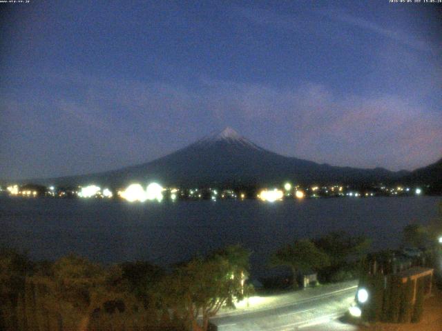 河口湖からの富士山