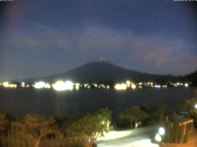 河口湖からの富士山