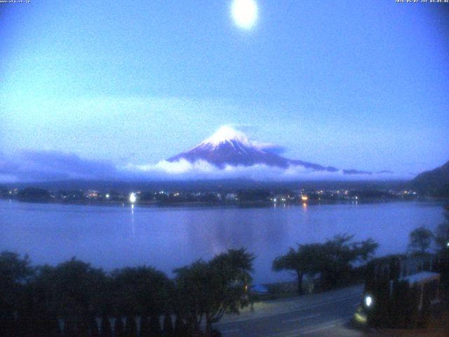 河口湖からの富士山