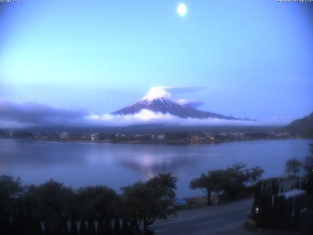河口湖からの富士山