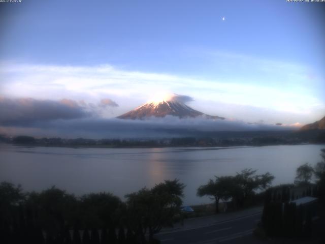 河口湖からの富士山