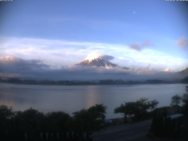 河口湖からの富士山