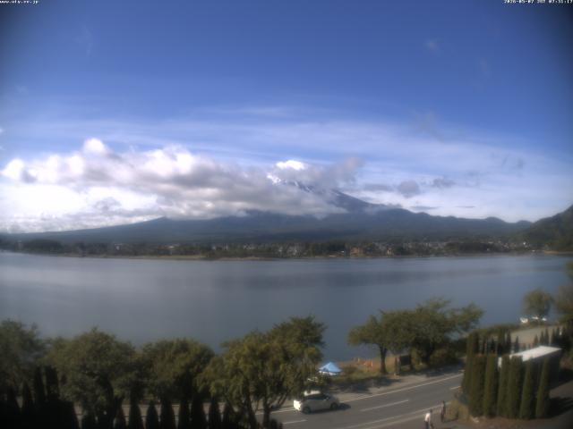 河口湖からの富士山