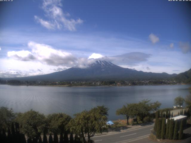 河口湖からの富士山