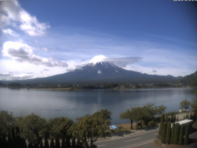 河口湖からの富士山
