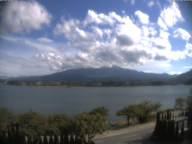河口湖からの富士山