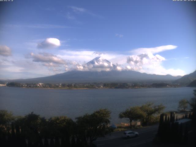 河口湖からの富士山