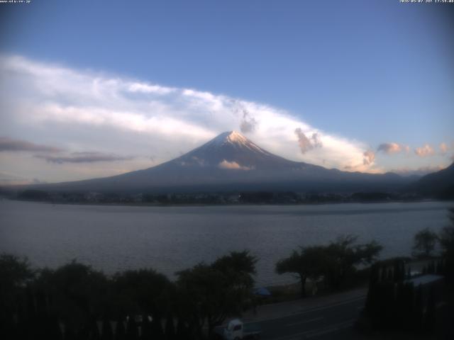 河口湖からの富士山