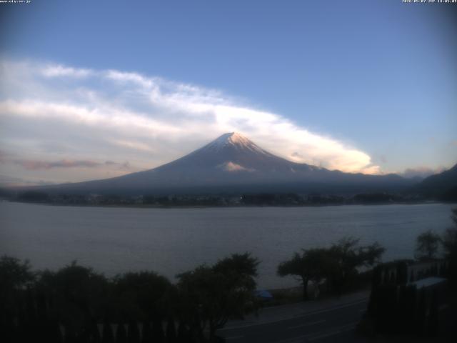 河口湖からの富士山