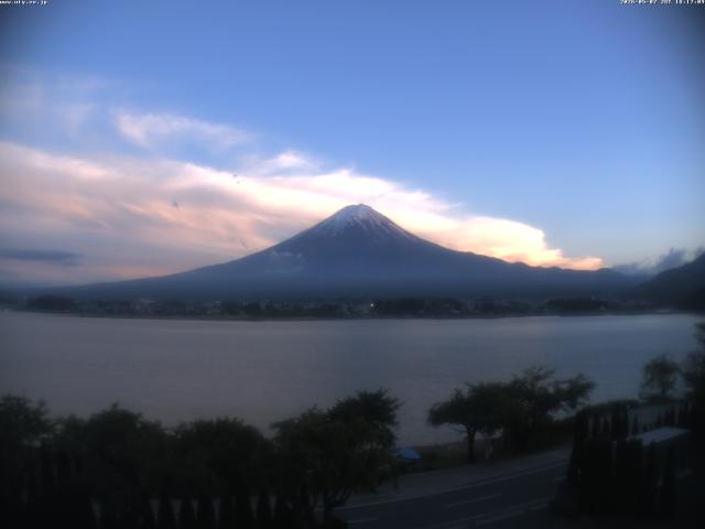 河口湖からの富士山