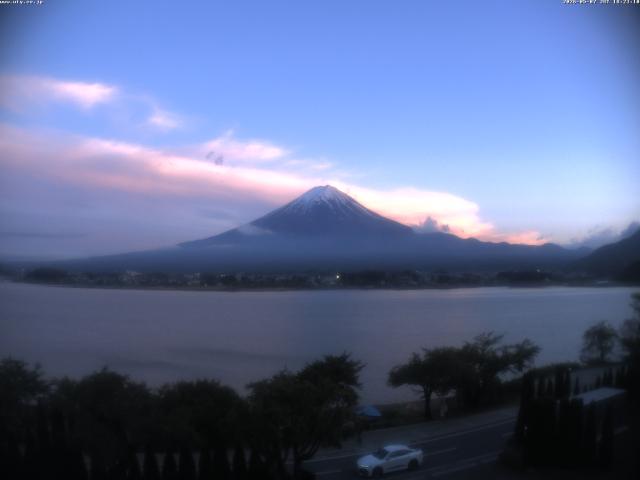河口湖からの富士山