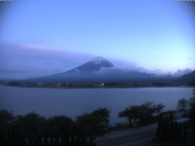 河口湖からの富士山