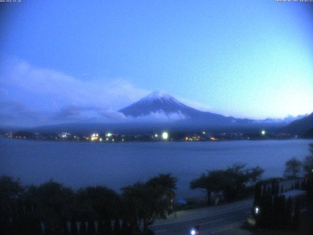 河口湖からの富士山