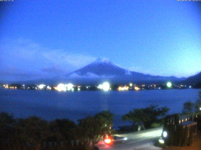 河口湖からの富士山