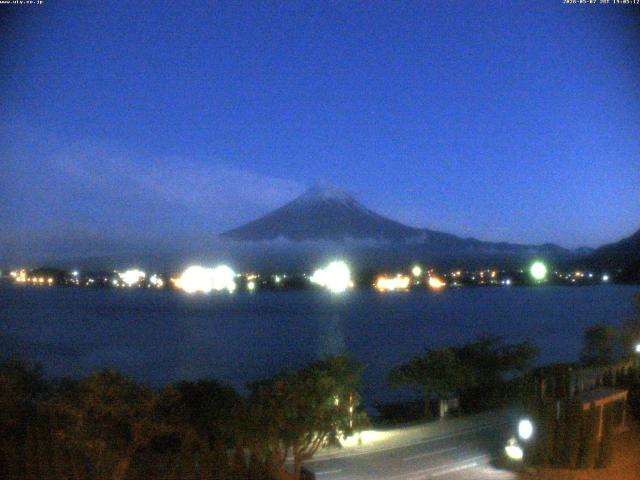 河口湖からの富士山