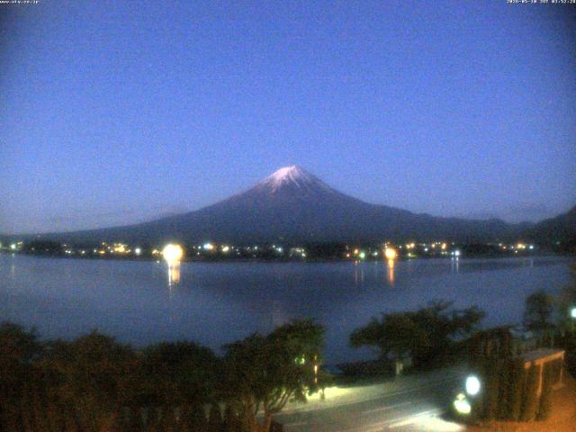 河口湖からの富士山