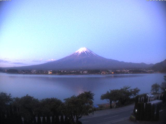 河口湖からの富士山