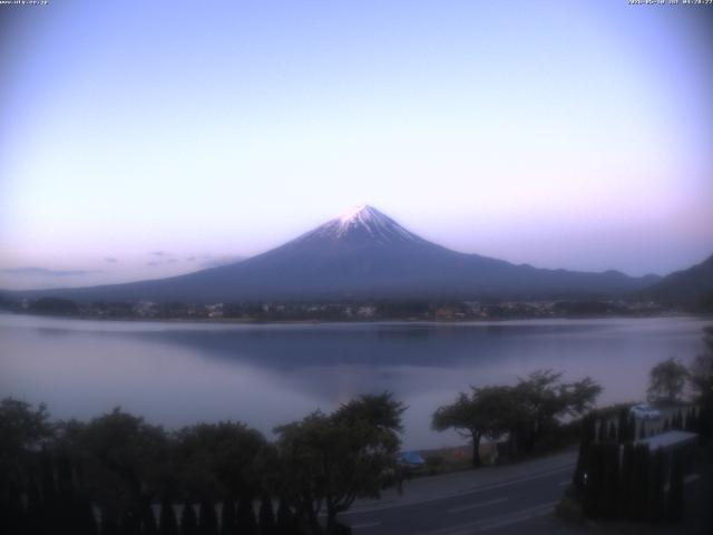 河口湖からの富士山
