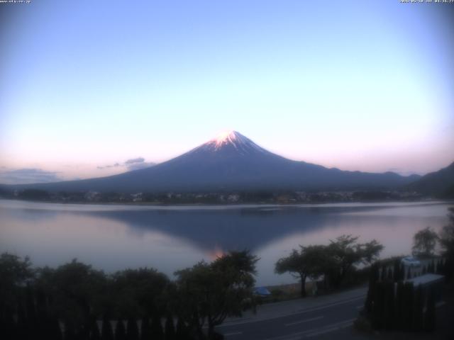 河口湖からの富士山