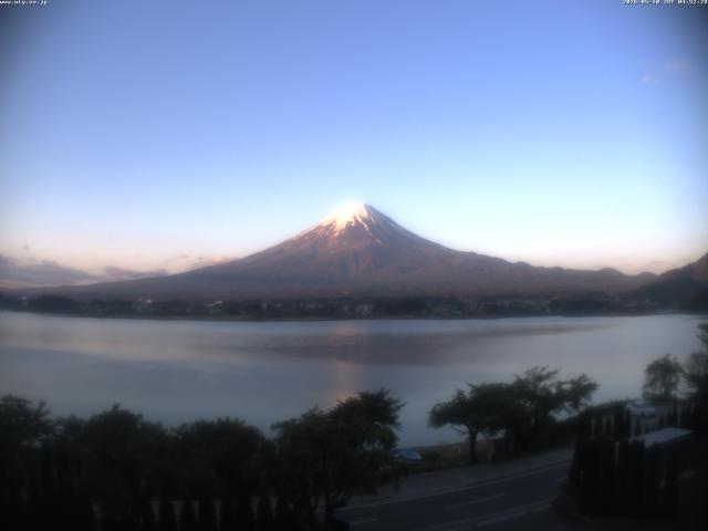 河口湖からの富士山