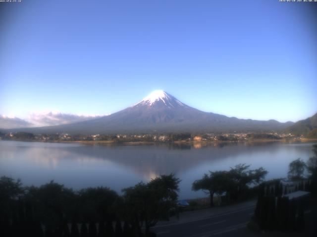河口湖からの富士山