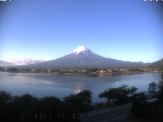 河口湖からの富士山