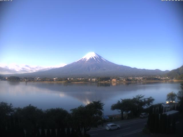 河口湖からの富士山