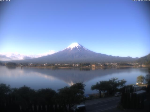 河口湖からの富士山