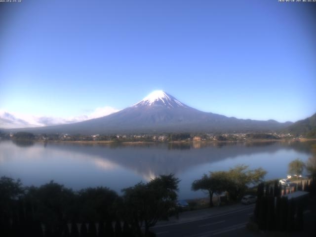 河口湖からの富士山