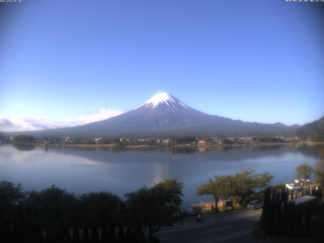 河口湖からの富士山
