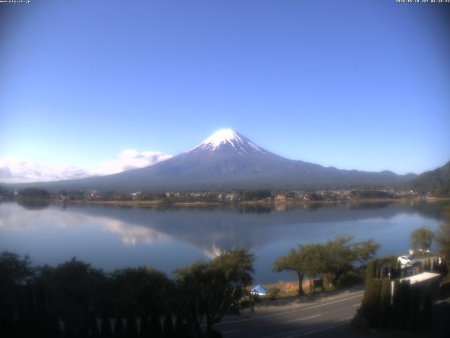 河口湖からの富士山