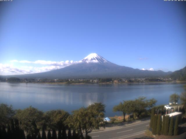 河口湖からの富士山