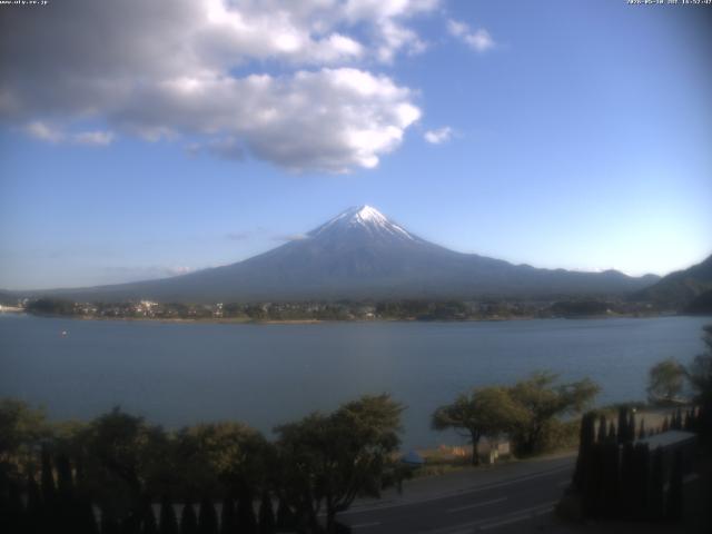 河口湖からの富士山