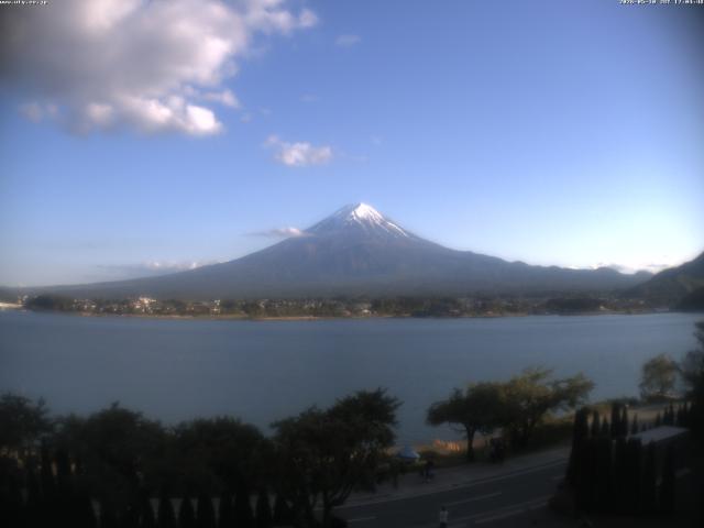 河口湖からの富士山