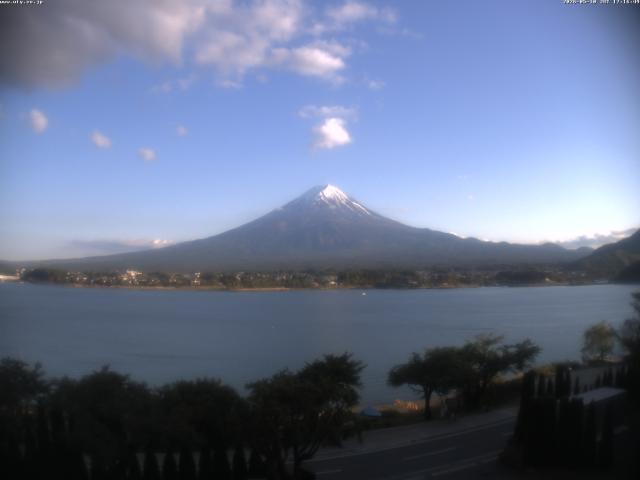 河口湖からの富士山