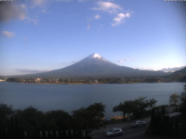 河口湖からの富士山