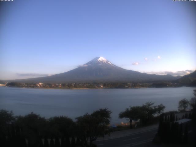 河口湖からの富士山
