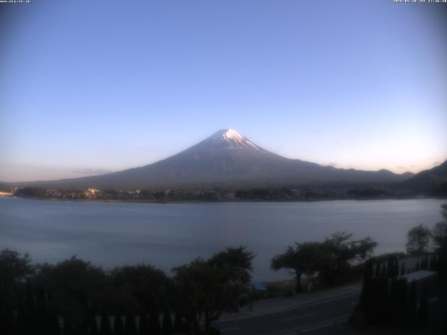 河口湖からの富士山